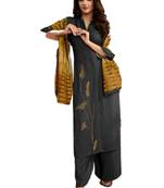 Grey printed Crepe kurti