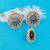 Stud Earring Set & Adjustable Finger Ring With Earring For Women Girl