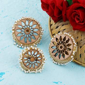 Stud Earring Set & Adjustable Finger Ring With Earring For Women Girl 2