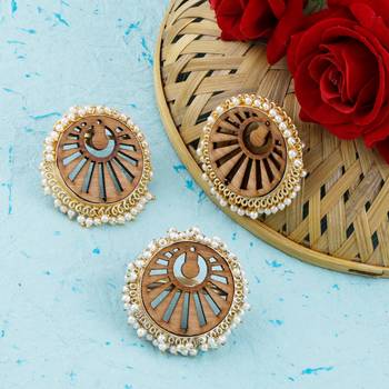 Stud Earring Set & Adjustable Finger Ring With Earring For Women Girl 2