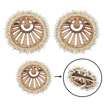 Stud Earring Set & Adjustable Finger Ring With Earring For Women Girl 4