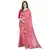 Purple hand woven georgette saree with blouse