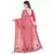 Purple hand woven georgette saree with blouse