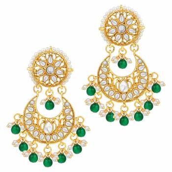 Traditional Kundan Pearl Wedding Choker Necklace Set Earrings & Maang Tikka for Women  4