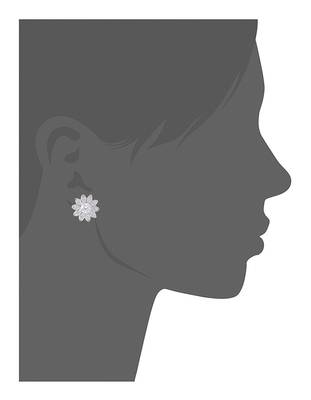 Fashion Jewellery Artificial Imitation Gold Plated Metal Stud Earrings for Women Girls 2
