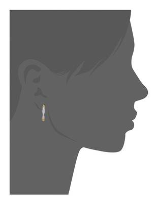 Yellow earrings 3