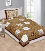 Ridan Single Cotton Bed Sheet With One Pillow Cover