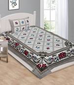 Ridan Single Cotton Bed Sheet With One Pillow Cover