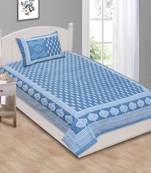 Ridan Single Cotton Bed Sheet With One Pillow Cover