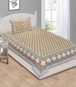 Ridan Single Cotton Bed Sheet With One Pillow Cover