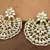 I Jewels Gold Plated Traditional Kundan Earrings with Pearl Outline for Women (ED14W)