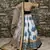 Botanical Blue Flower Butta printed & Dori and Sequins embroidered Art Silk Wedding Lehenga