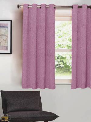 Plain Solid Blackout PURPLE Window Curtain 1