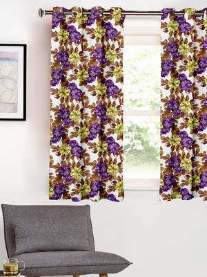 Printed Room Darkening Multi Window Curtain 1