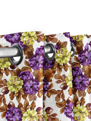 Printed Room Darkening Multi Window Curtain 2