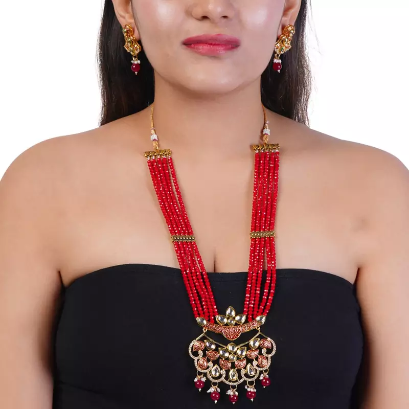 Red necklaces