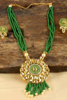 Green necklaces