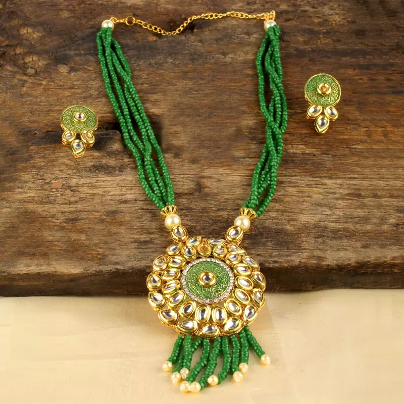 Green necklaces