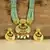 Mint Brass Meenakari Beaded Kundan Necklace Set with Earrings