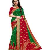  Designer  party wear zari border work silk saree