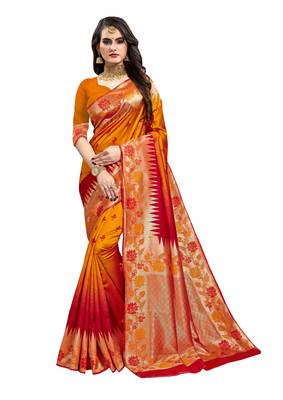 Designer  party wear zari border work silk saree 1