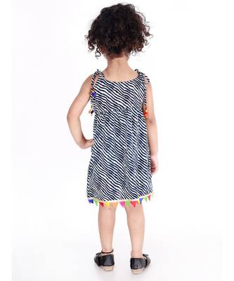 Navy Blue Pancham Dress 4