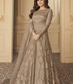 Chiku embroidered net salwar