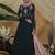 Dark-green thread embroidery georgette Anarkali Long Gown