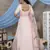 Peach thread embroidery georgette Anarkali Long Gown