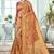 Golden brasso silk saree with blouse