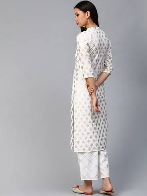 White printed crepe kurtas-and-kurtis 2