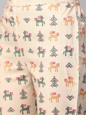 Pink printed crepe kurtas-and-kurtis 5