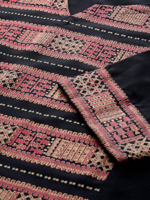Black printed crepe kurtas-and-kurtis 5