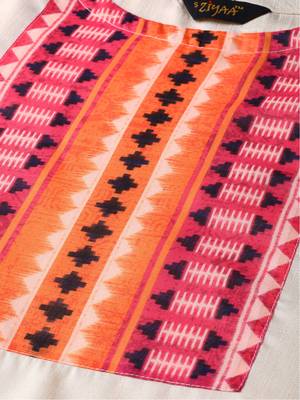 Cream printed art silk kurtas-and-kurtis 5