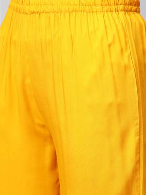 Off-white printed rayon kurtas-and-kurtis 5