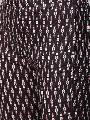Navy-blue printed rayon kurtas-and-kurtis 5