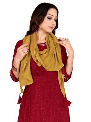 Red printed cotton party-wear-kurtis 5
