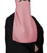 JSDC Women's Occasion Wear Georgette Material Plain Single Layer Niqab Nosepiece