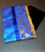 Silk pouch - Blue 