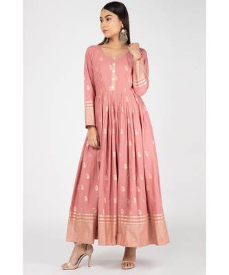Rose Pink Gold Dress 1