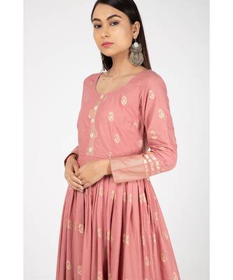 Rose Pink Gold Dress 2