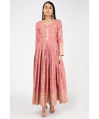 Rose Pink Gold Dress 4