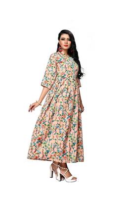 White printed crepe ethnic-kurtis 3
