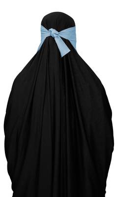 JSDC Women's Georgette Plain Single Layer Niqab Hijab Nosepiece 5