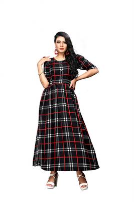 Black printed crepe ethnic-kurtis 3