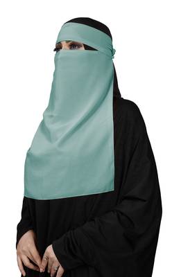 JSDC Bubble Georgette Single Layer Niqab Hijab For Women 2