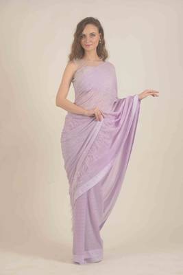  Pure georgette saree  1