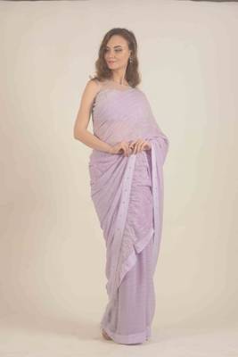  Pure georgette saree  2