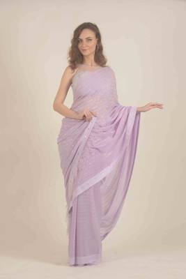  Pure georgette saree  3