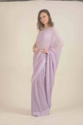  Pure georgette saree  4